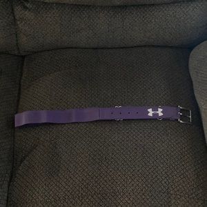 Purple Under Armour softball belt